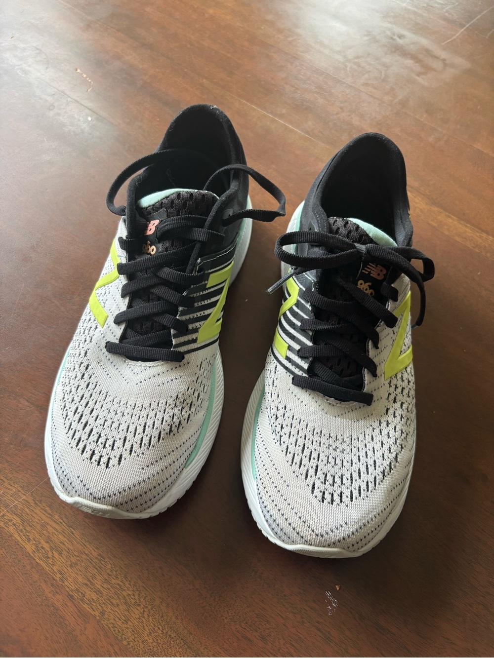 New Balance Women’s Running Shoes - Light Gray, Black & Lime